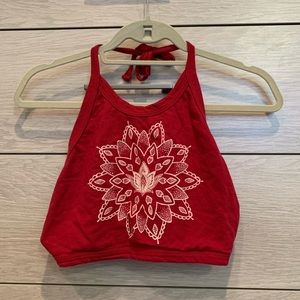 LA Hearts Double-Tie Halter Top!